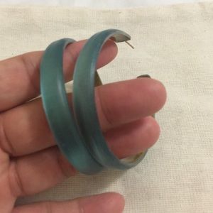 Authentic Alexis Bittar Large Hoop Earrings