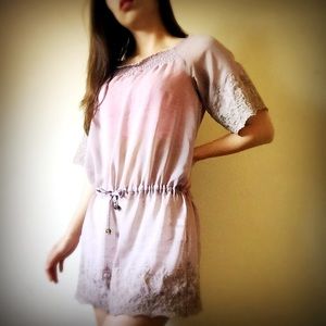 Fabulous sheer mob blouse