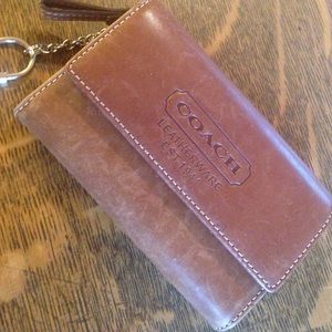 Coach small wallet / Wristlet size .