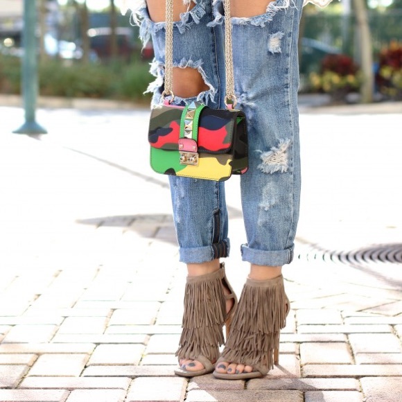 Steve Madden Shoes - 💕HP 8/7/16💕Steve Madden Fringe High Heel