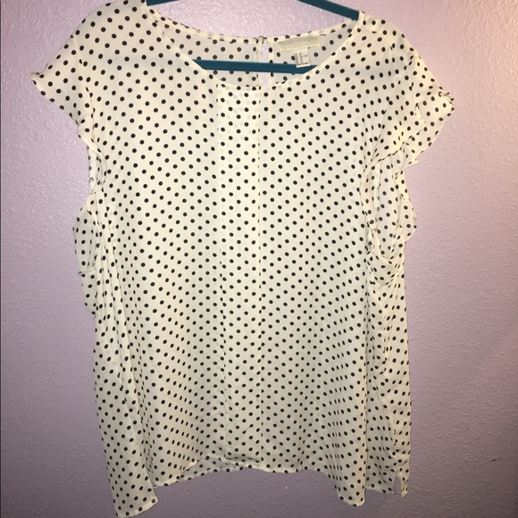 Forever 21 Plus Polka Dot Blouse