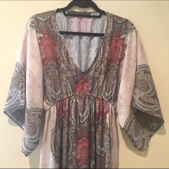 Beautiful long Boho multi colored dress