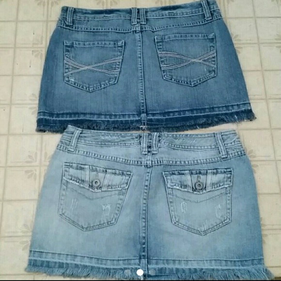 2 aero denim skirts size 5/6 - Picture 2 of 3