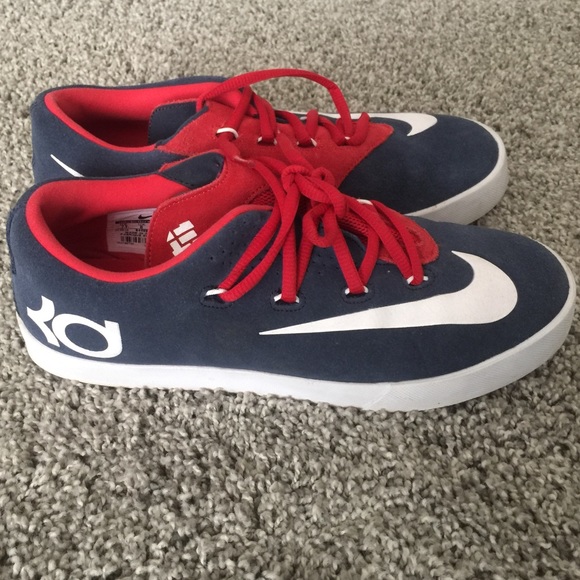 Nike KD Vulc Red and Navy Tennis Shorts
