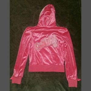 NWOT Victoria's Secret Santa Baby Zip Up