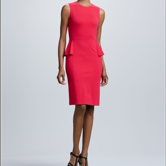 Elie Tahari Judy Dress in Ruby Red. NWT