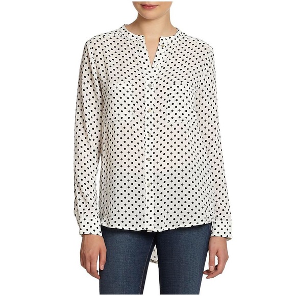 Polka dot open back top PJK Patterson J. Kincaid - Picture 2 of 4