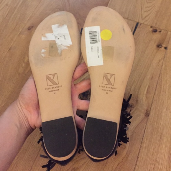 Reed Krakoff Feather Sandals - Picture 3 of 4
