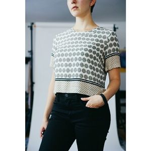 Printed Crop Top