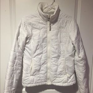 Northface white coat