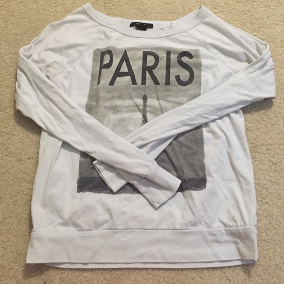PARIS White F21 Tshirt