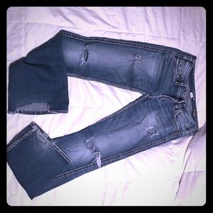 Silver distressed Jeans