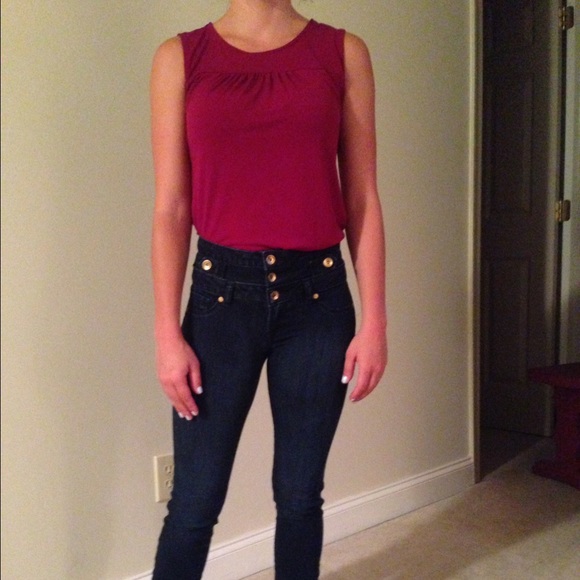 Maroon Blouse | New York & Company