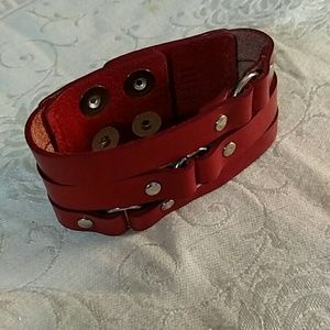 Garnet Hill red bracelet