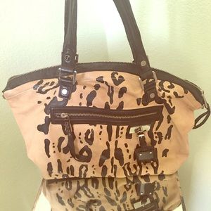 L.A.M.B. Cheetah print handbag