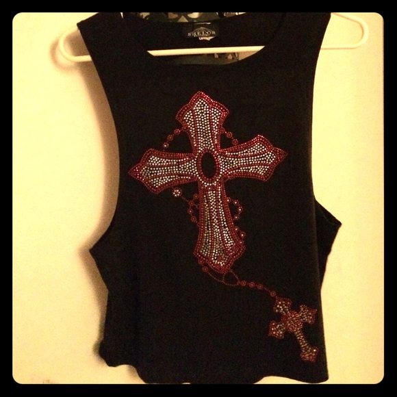 Cross tank top