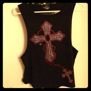 Cross tank top