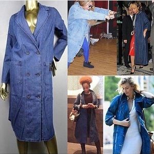 Denim Trench Coat