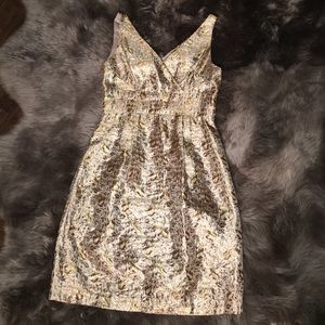 Beautiful Ralph Lauren Metallic Dress
