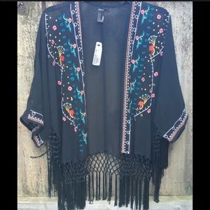 Forever 21 chiffon kimono