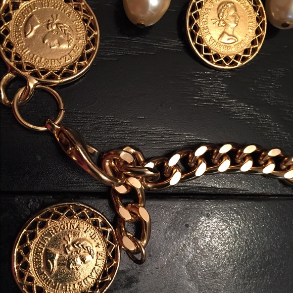 Chain belt by Escada size small in gold main image 4