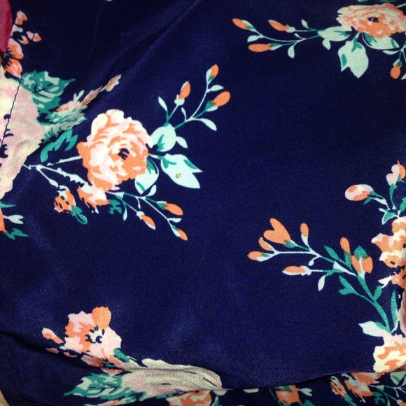 High waisted floral pants - Picture 2 of 2