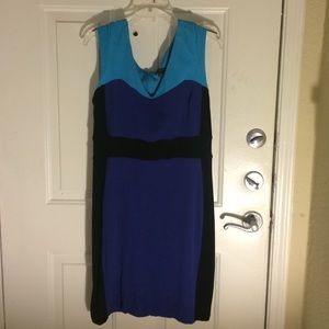 Ann Taylor Color Block Dress