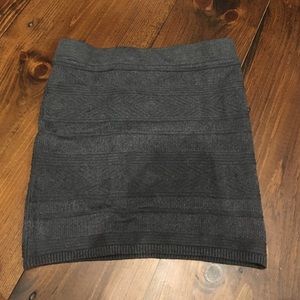 Garage gray bandage skirt