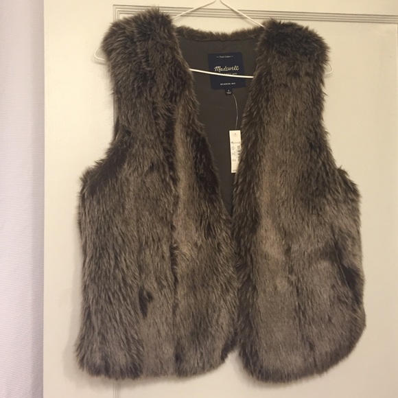 Madewell fur vest