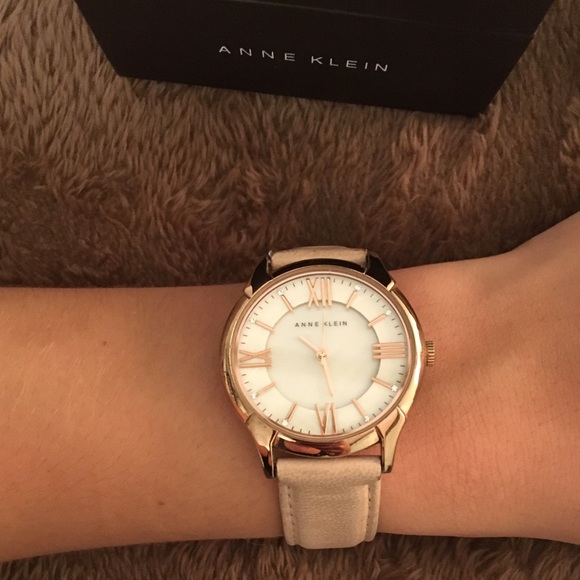 Anne Klein Leather Watch