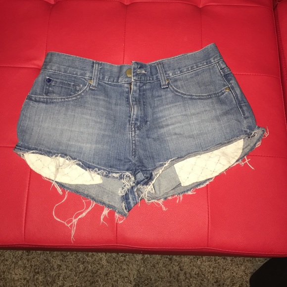 Gap Jean cut off shorts.