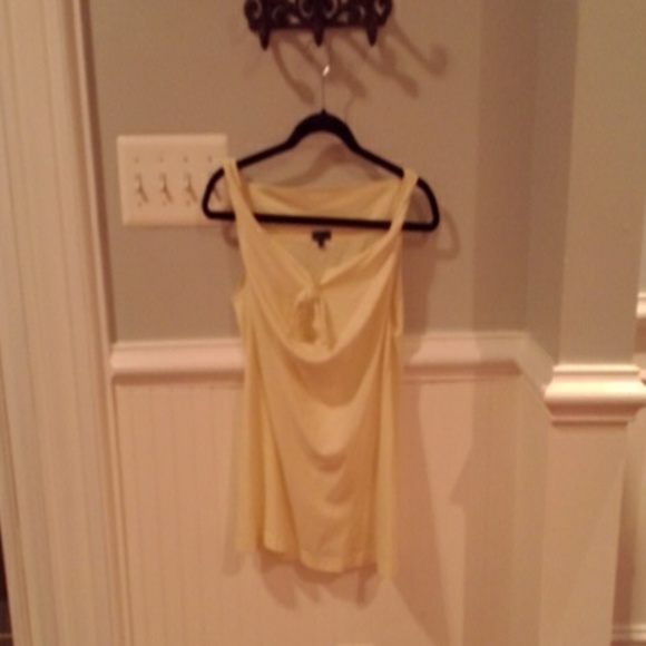Anthropologie cream colored career top