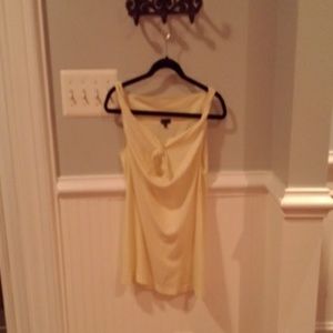 Anthropologie cream colored career top