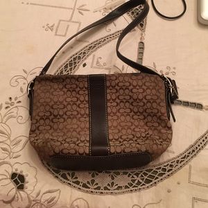 Coach mini wristlet bag