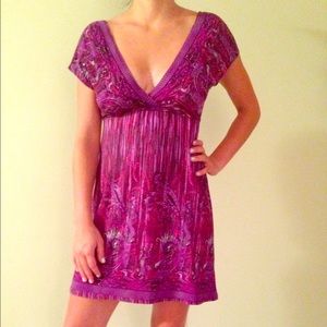 Pink and Purple Tunic | Minidress