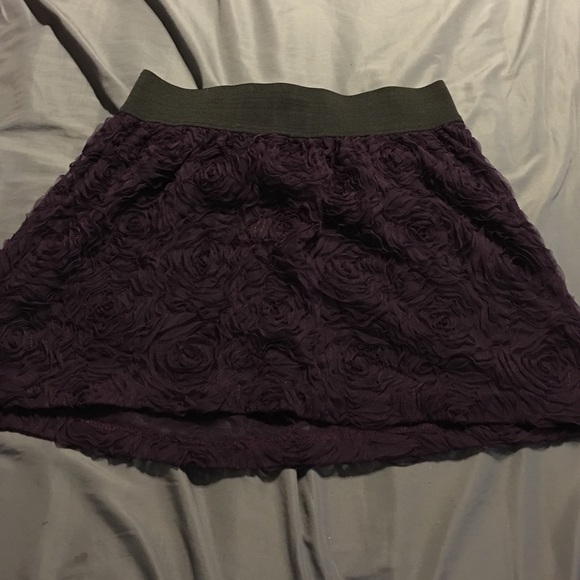 Plum rose tulle skirt