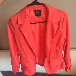 Tangerine blazer :)
