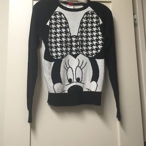 A Minnie Mouse sweater, in good condition.