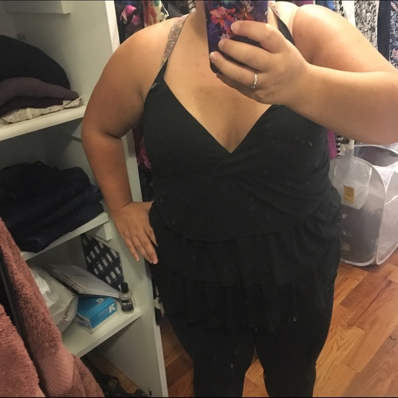 *SOLD* Black Tiered American Eagle Tank