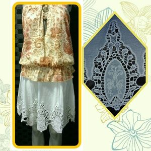 White Light&flirty skirt by JazzedUp