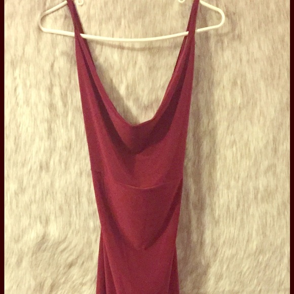 Missguided red dress