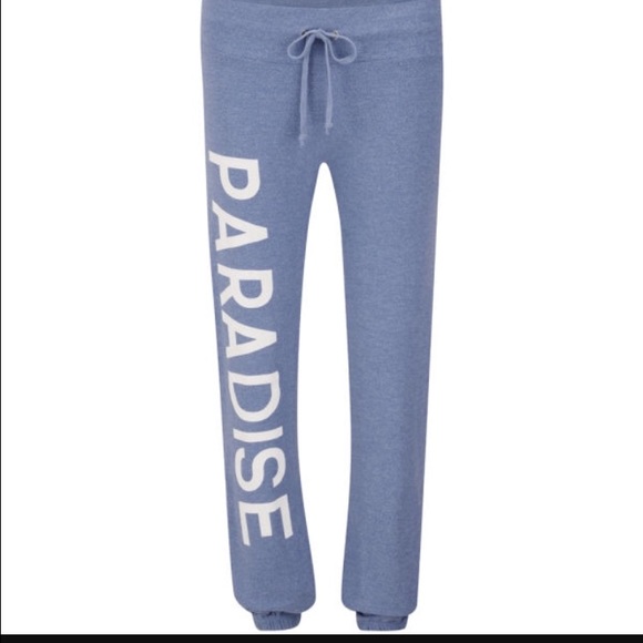 Wildfox blue paradise sweatpants