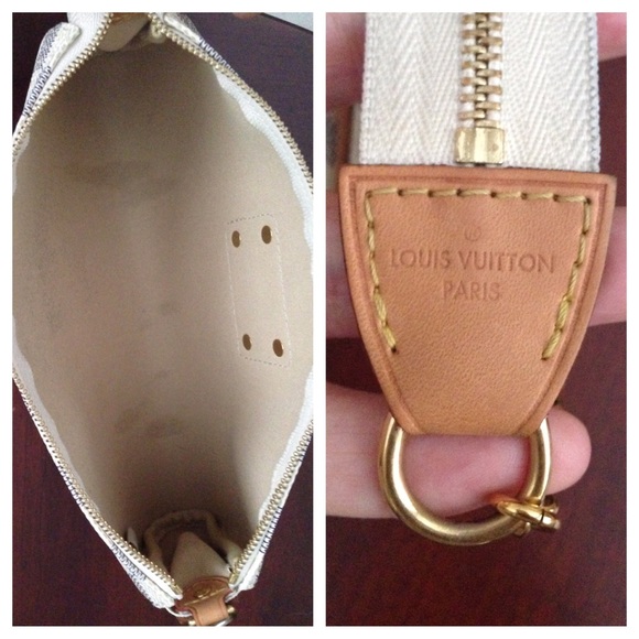 SOLD!! Louis Vuitton Azur Eva *W/CROSS BODY STRAP* - Picture 3 of 4