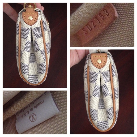 SOLD!! Louis Vuitton Azur Eva *W/CROSS BODY STRAP* - Picture 4 of 4