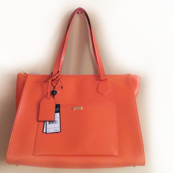 Ralph Lauren Double RL Handbags - Ralph Lauren Lowell Saffiano Leather Satchel