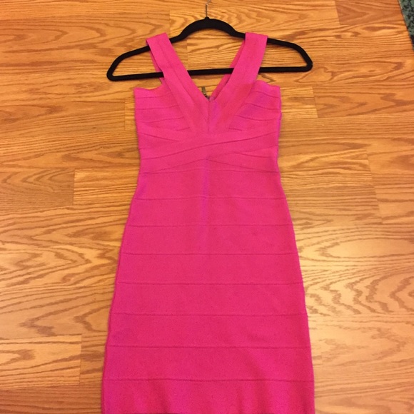 BEBE bandage dress