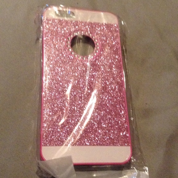 Brand new iPhone 6/6s phone case. Pink glitter - Picture 1 of 3