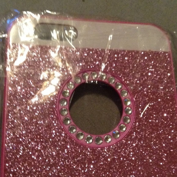 Brand new iPhone 6/6s phone case. Pink glitter - Picture 2 of 3