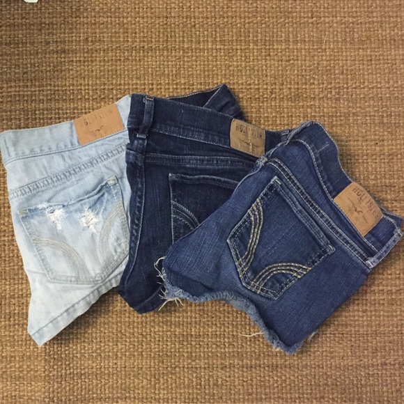 3 pairs of Hollister shorts