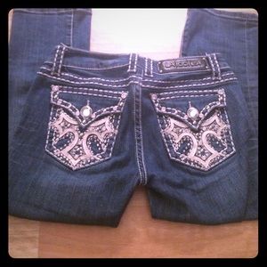 L.A. Idol size 5 bling pocket capris!